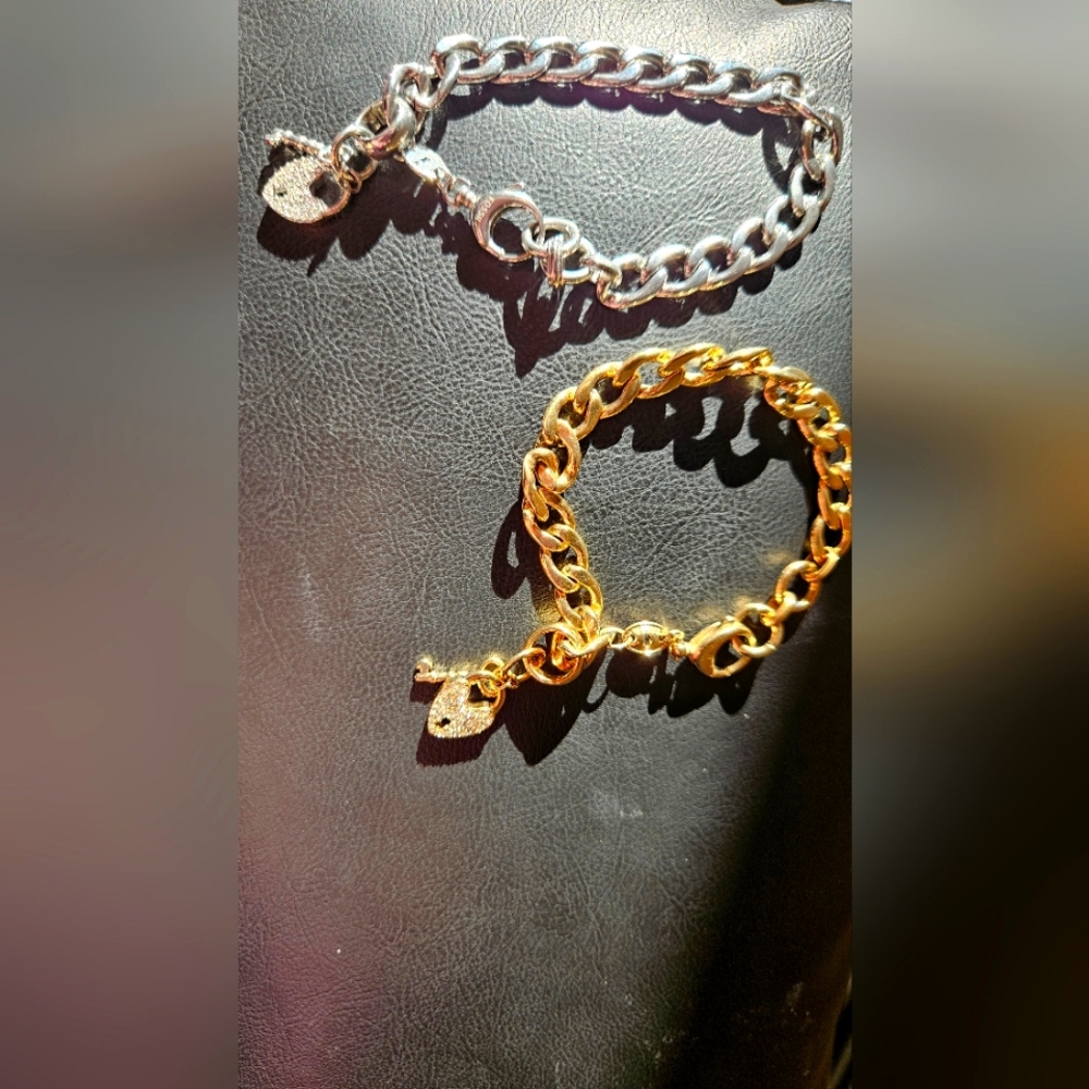 Two Fossil bracelets.